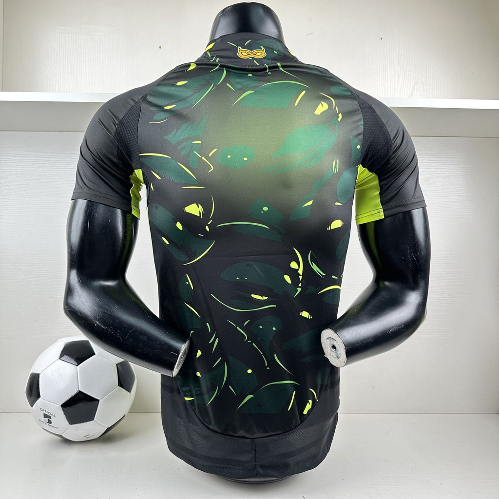 Camisa Real Madrid "Black Green" 24/25 (Versão Jogador) | EDIÇÃO ESPECIAL