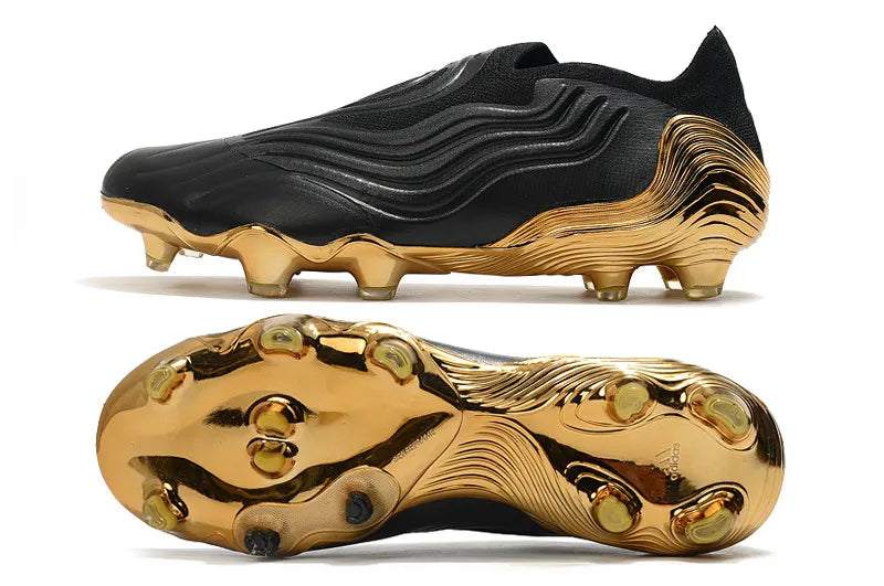 Chuteira de Campo Copa Sense + FG Black Gold | Football Boots