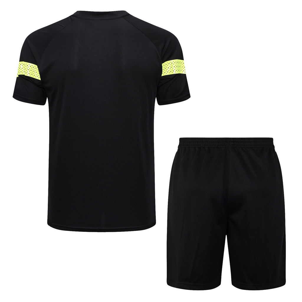 Kit Pre-Treino Manchester City F.C. Conjunto Adulto/Infantil (Versão Torcedor)