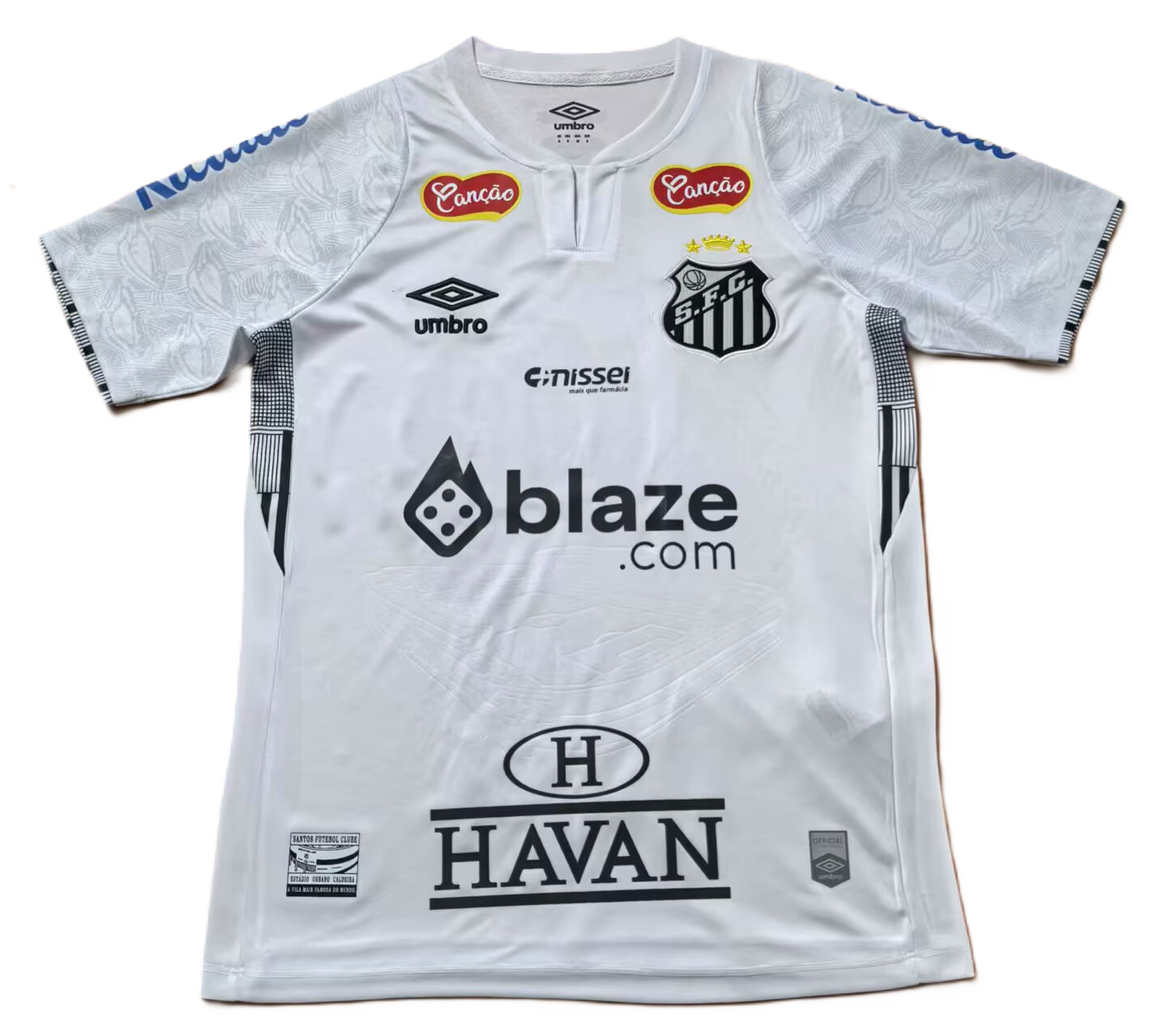 Camisa Santos Home 2025 (Versão Torcedor) - Todos Patrocínios