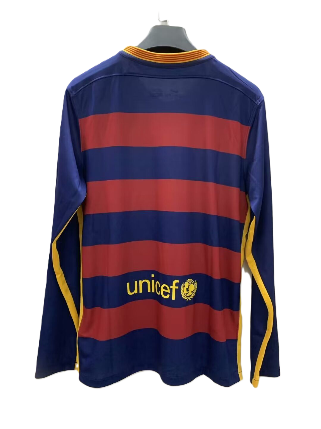 Camisa Barcelona Home 15/16 (Versão Manga Longa Retrô)