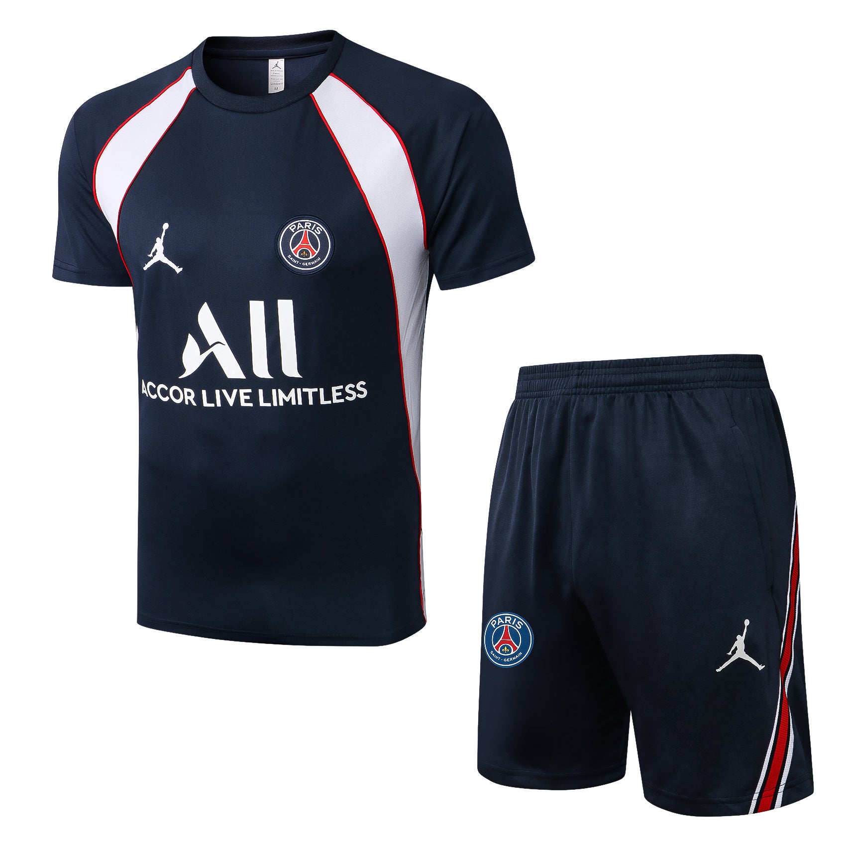 Kit Pre-Treino Paris Saint-Germain F.C. Conjunto Adulto/Infantil (Versão Torcedor)