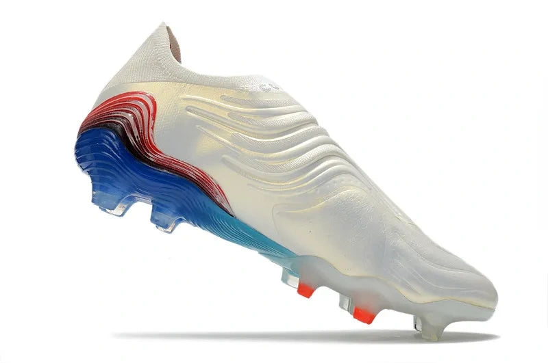 Chuteira de Campo Copa Sense + FG White/Blue | Football Boots
