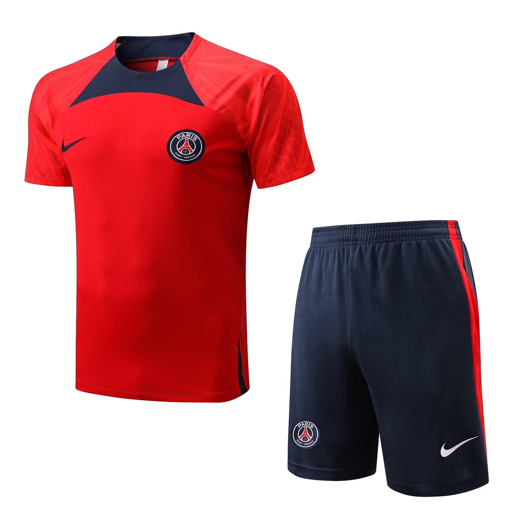 Kit Pre-Treino Paris Saint-Germain F.C. Conjunto Adulto/Infantil (Versão Torcedor)