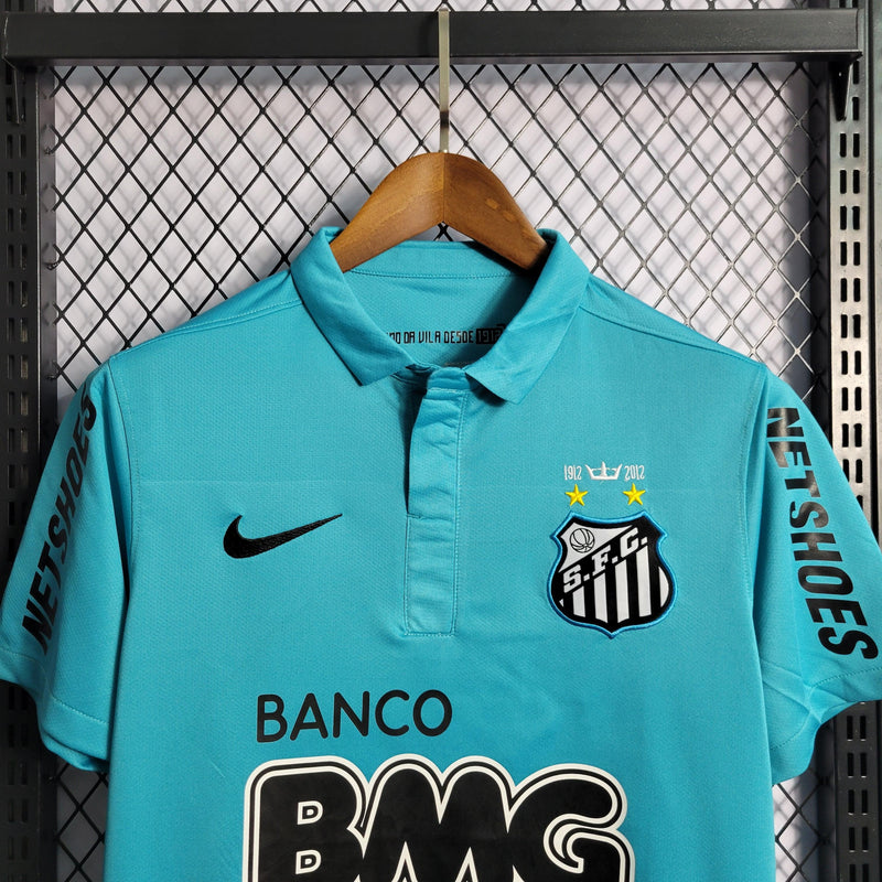 Camisa Santos Third 12/13 Retrô - Azul