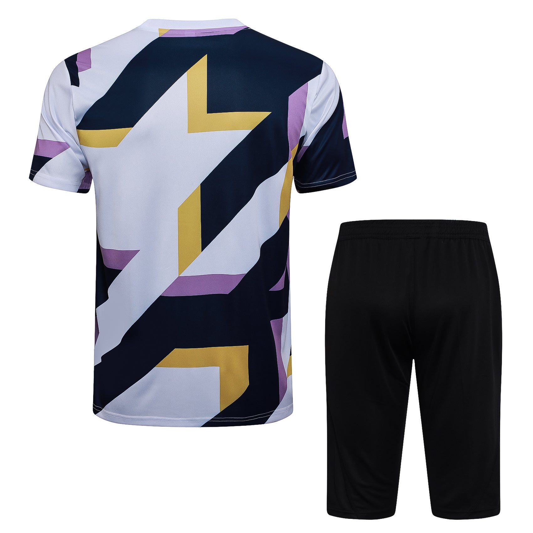 Kit Pre-Treino Real Madrid CF Conjunto Adulto/Infantil (Versão Torcedor)