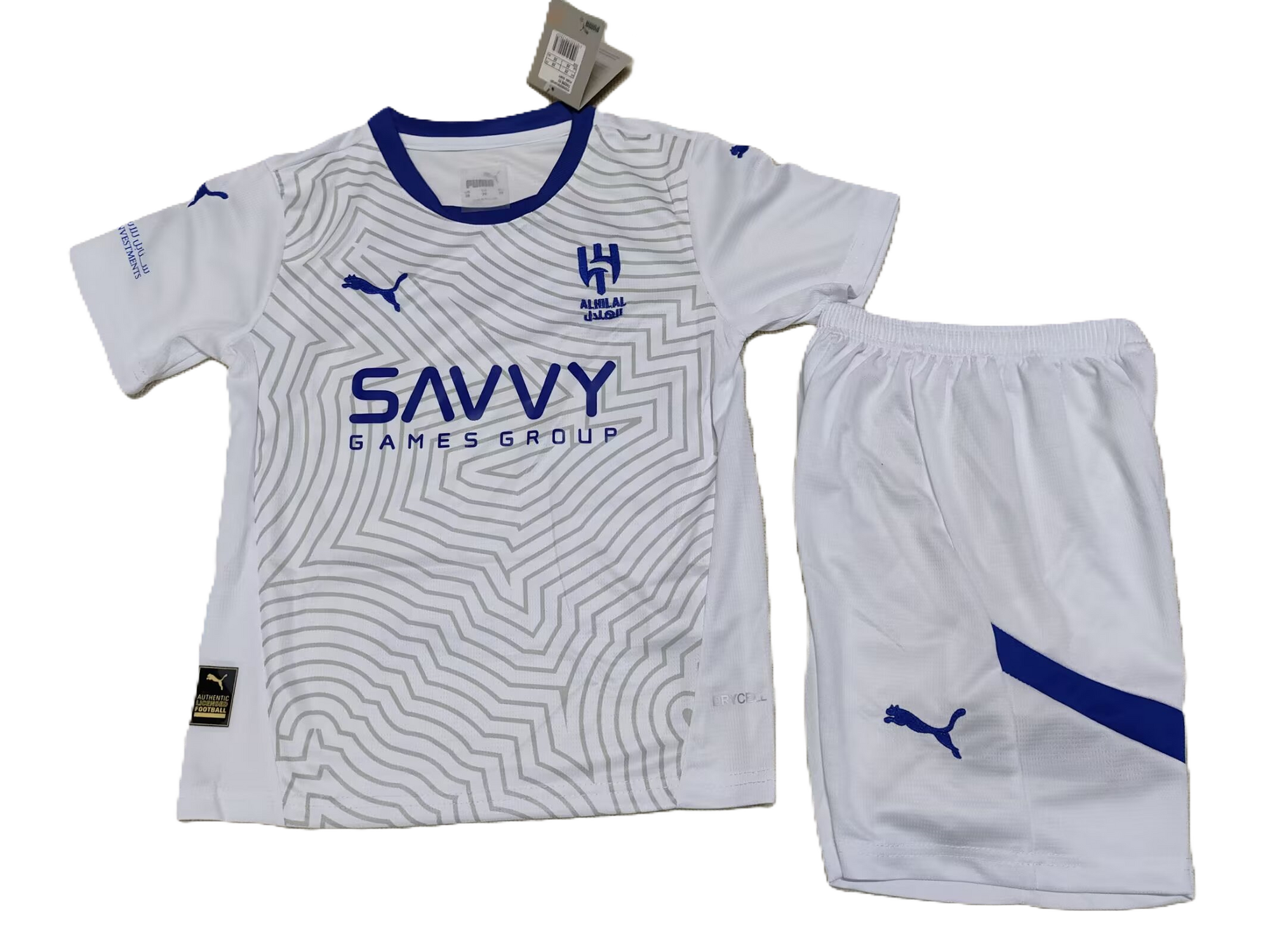 Kit Al Hilal Away 24/25 Conjunto Infantil (Versão Torcedor)