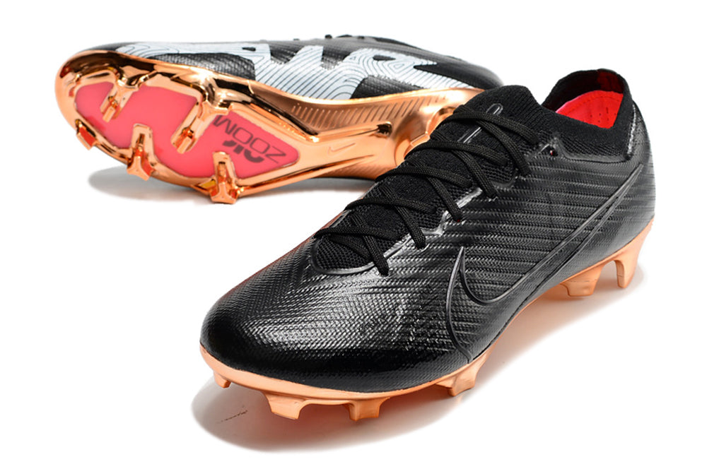 Chuteira de Campo Nike AIR Zoom Mercurial Vapor 15 Elite Black/Bronze| Football Boots
