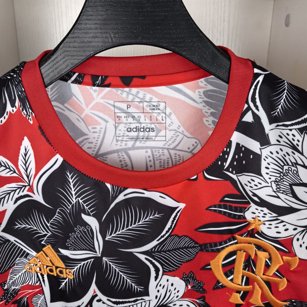 Camisa Flamengo "Red Tropical" 24/25 (Versão Torcedor) | EDIÇÃO ESPECIAL