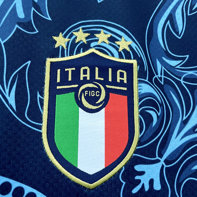 Camisa Seleção da Itália "Blue Versace" 22/23 (Versão Torcedor) | EDIÇÃO ESPECIAL