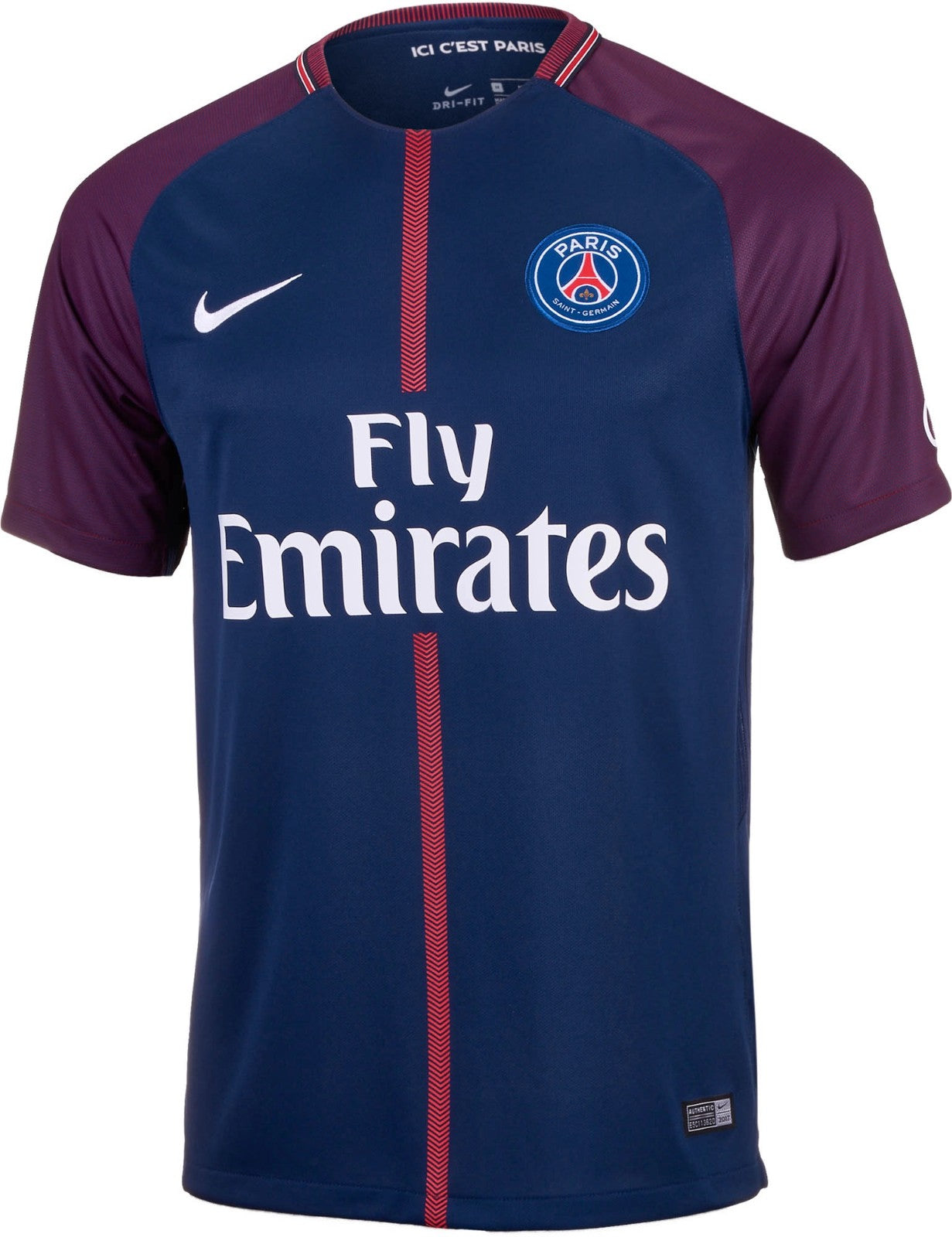 Camisa Paris Saint-Germain Home 17/18 (Versão Retrô)
