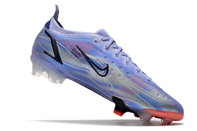 Chuteira de Campo Nike AIR Zoom Mercurial Vapor 14 Elite Lilás/Laranja| Football Boots
