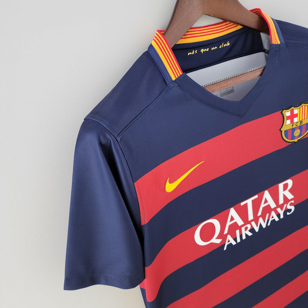 Camisa Barcelona Home 15/16 (Versão Retrô)