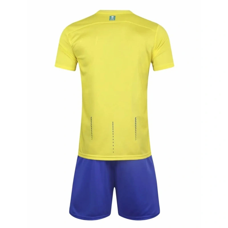 Kit Al-Nassr FC 23/24 Home Conjunto Infantil (Versão Torcedor)