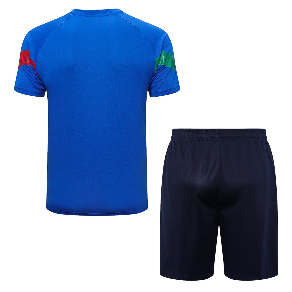 Kit Pre-Treino Seleção Itália Conjunto Adulto/Infantil (Versão Torcedor)