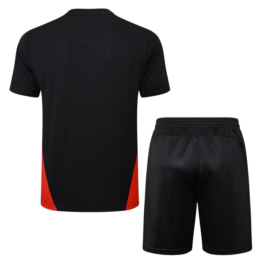 Kit Pre-Treino AC Milan Conjunto Adulto/Infantil (Versão Torcedor)