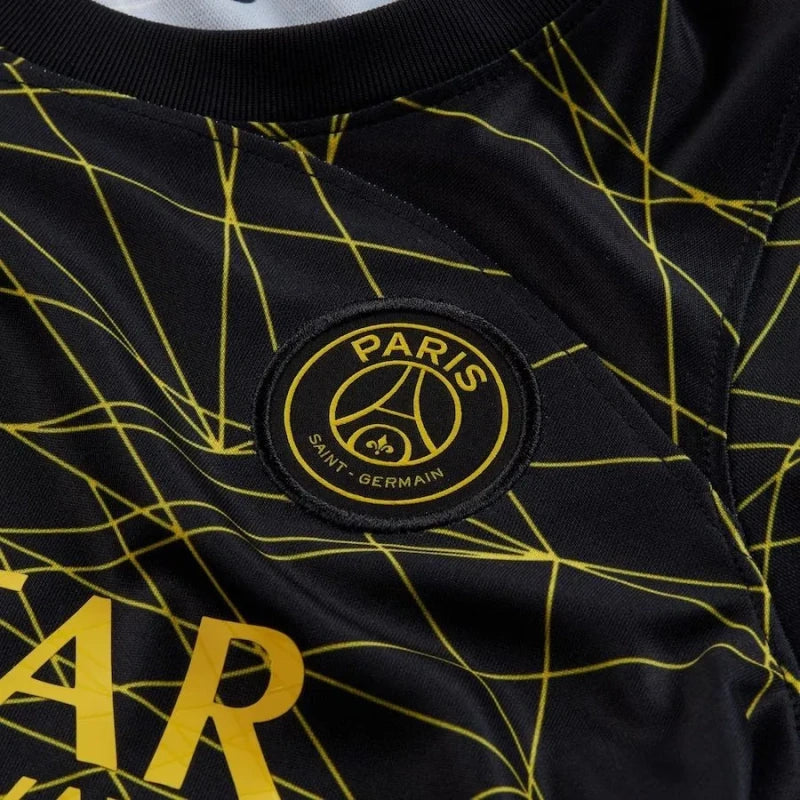 Camisa Paris Saint-Geirman Fourth 22/23 Conjunto Infantil (Versão Retrô)