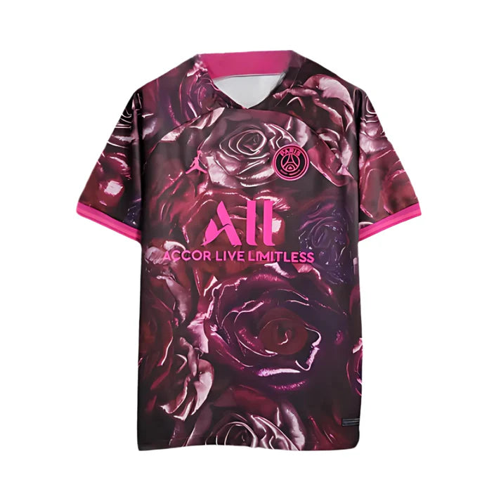 Camisa Paris Saint-Germain F.C. "Red Flowers" (Versão Torcedor) | EDIÇÃO ESPECIAL