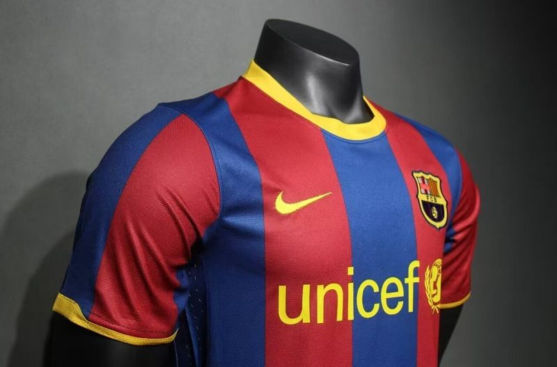 Camisa Barcelona Home 10/11 (Versão Jogador Retrô)