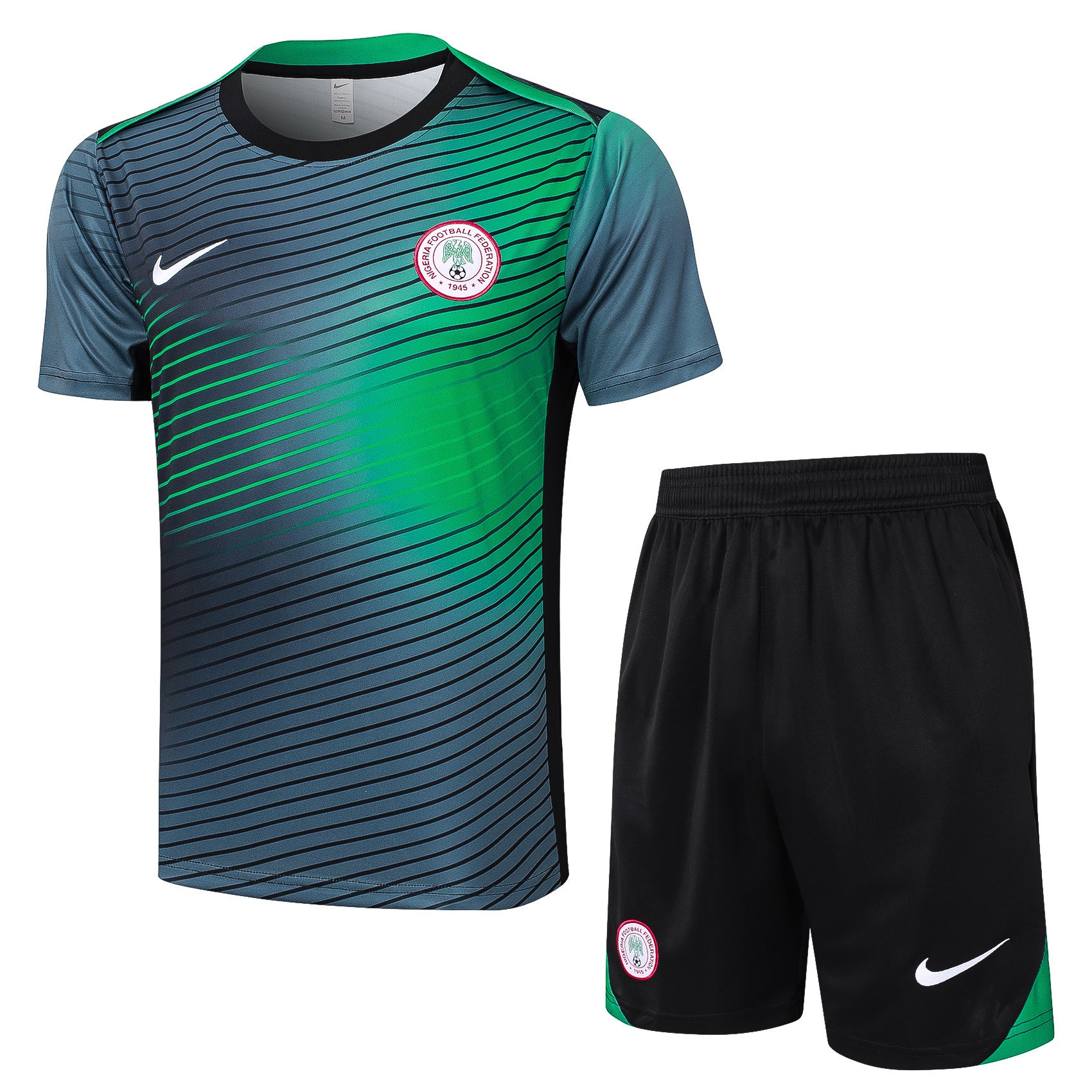 Kit Pre-Treino Seleção Nigéria Adulto/Infantil (Versão Torcedor)
