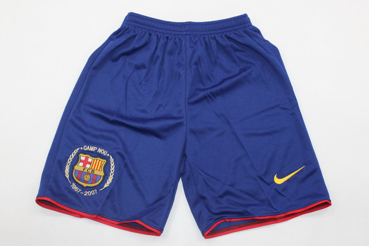 Kit Barcelona Home Conjunto Infantil 07/08 (Versão Retrô)