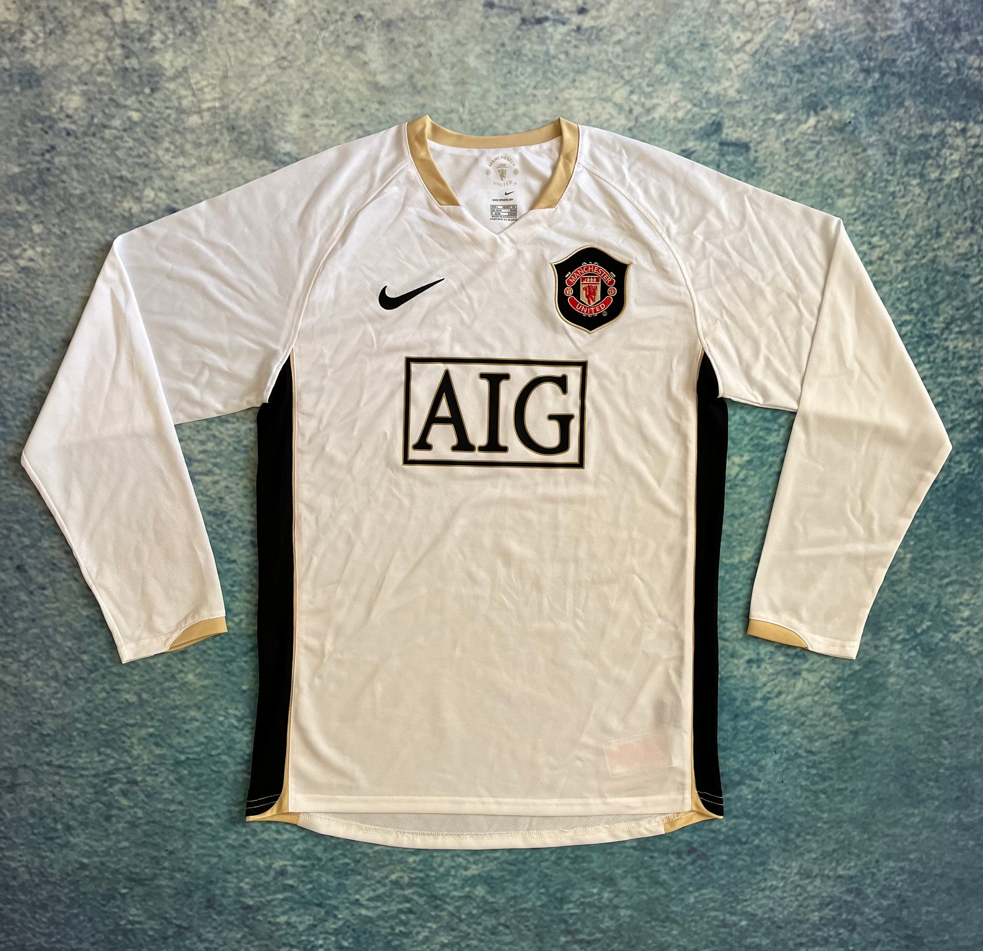 Camisa Manchester United Away 06/07 (Versão Manga Longa Retrô)