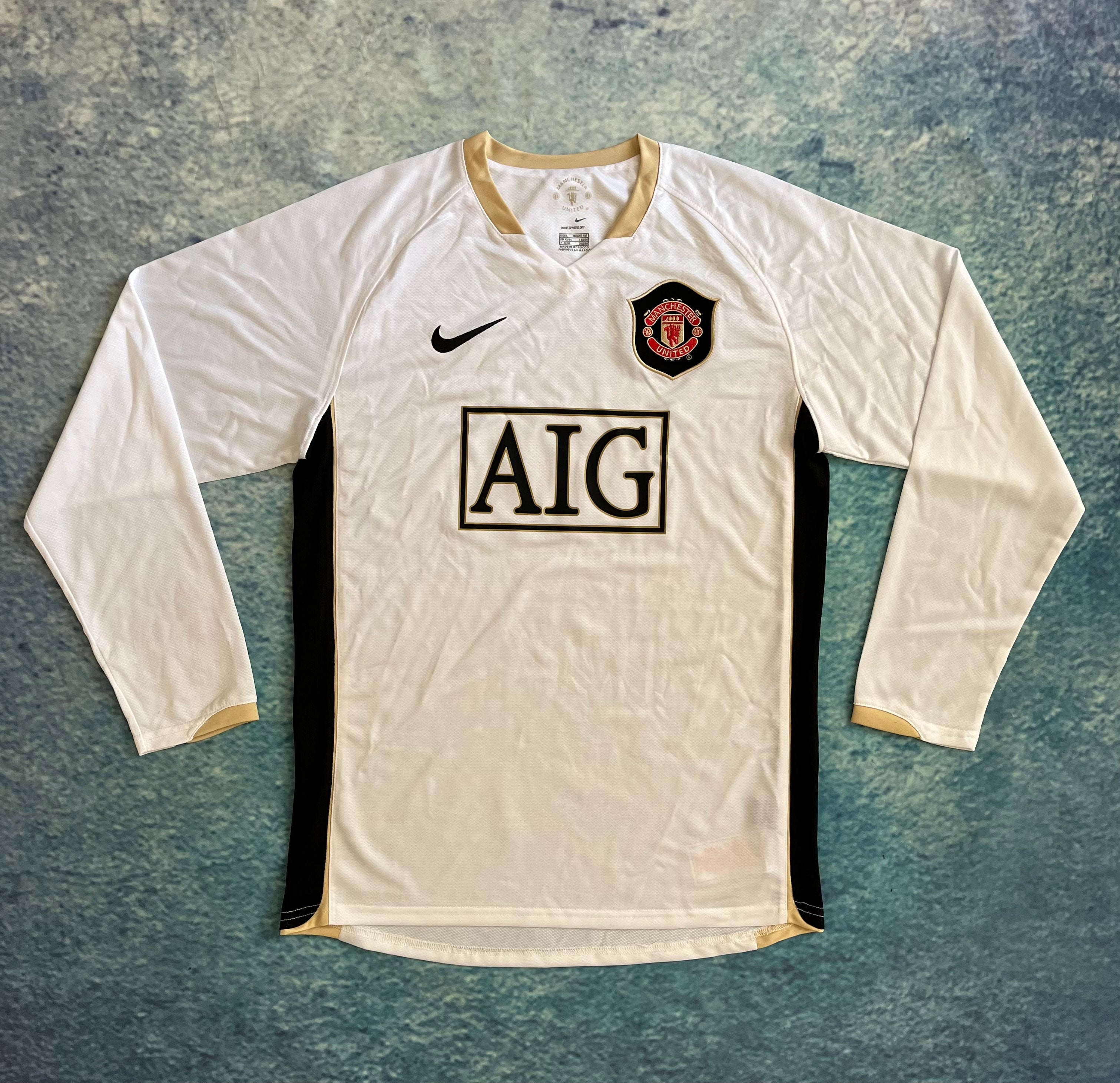 Camisa Manchester United Away 06/07 (Versão Manga Longa Retrô)