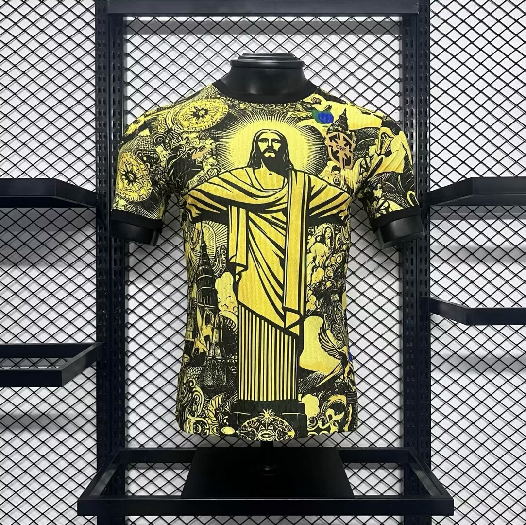 Camisa Seleção Brasileira "Cristo Amarelo" (Versão Jogador) | EDIÇÃO ESPECIAL