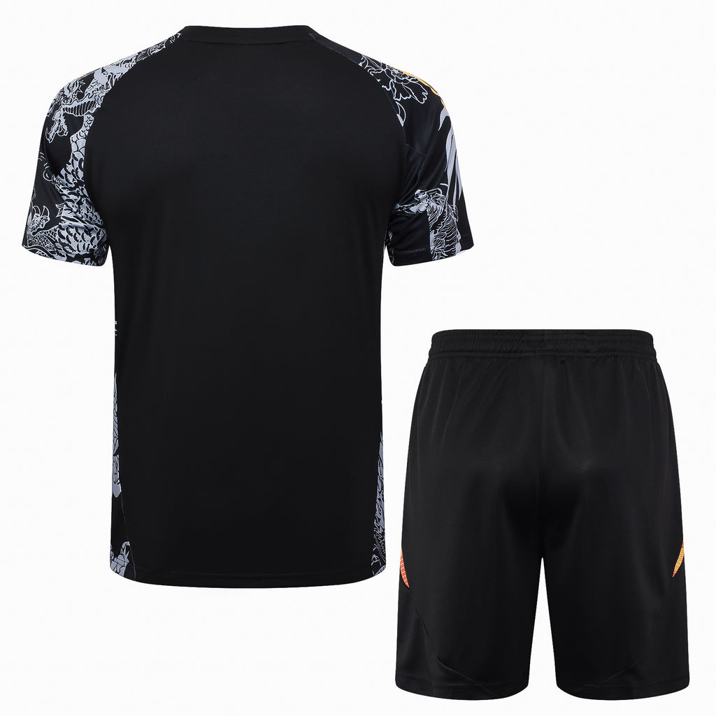 Kit Pre-Treino Real Madrid CF Conjunto Adulto/Infantil (Versão Torcedor)