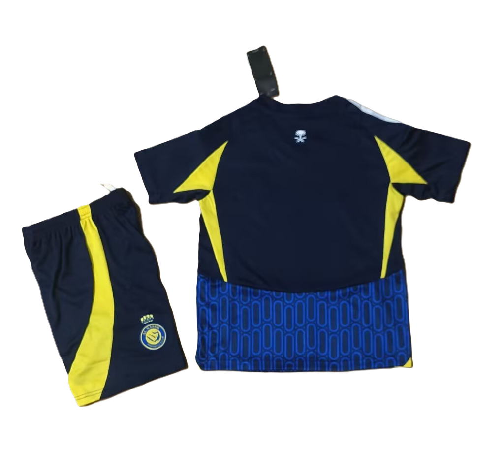 Al-Nassr FC 24/25 Away Kit Kids Set (Fan Version)