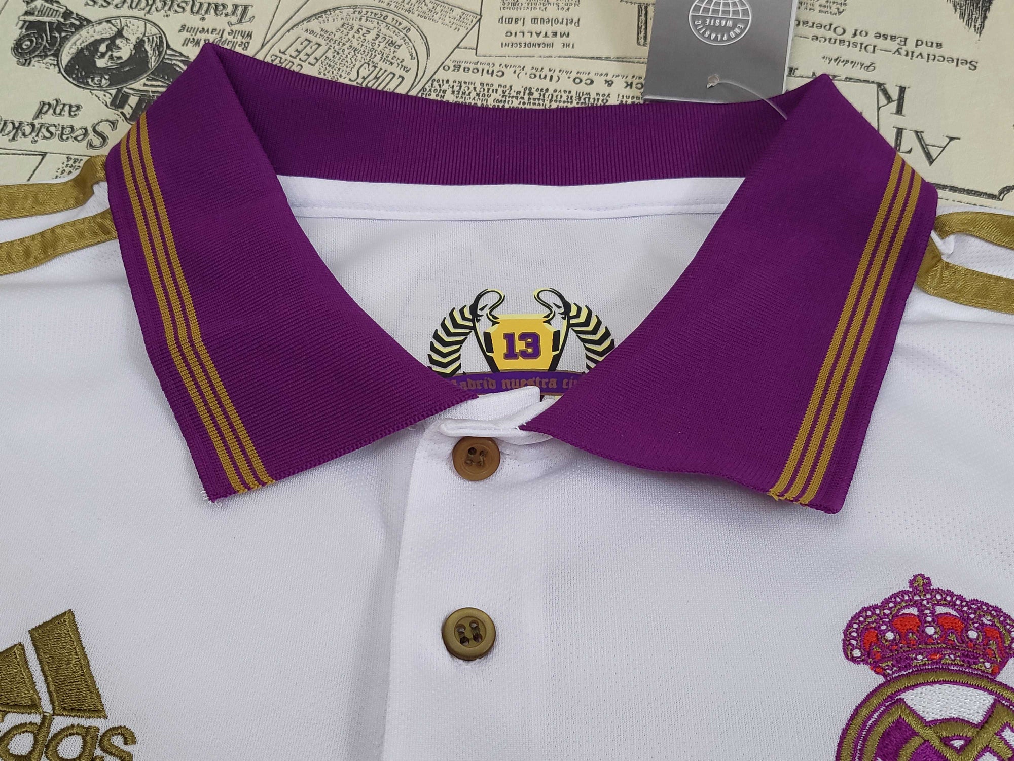 Camisa Real Madrid "Purple-Gold" 22/23 (Versão Torcedor) | EDIÇÃO ESPECIAL