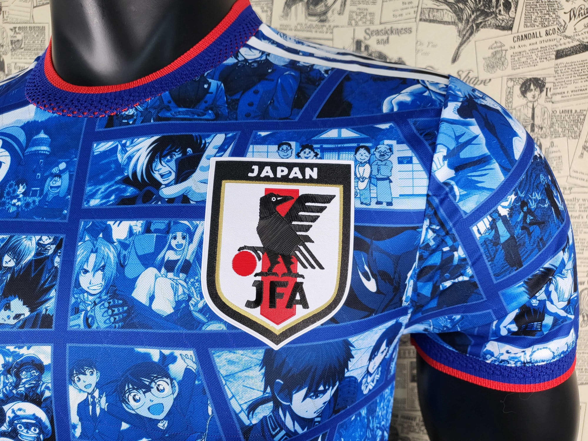 Camisa Japão Seleção "Manga Style" 22/23 (Versão Jogador) | EDIÇÃO ESPECIAL