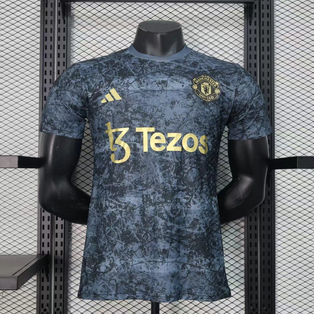 Camisa Manchester United "Black-Gold" (Versão Jogador) | EDIÇÃO ESPECIAL