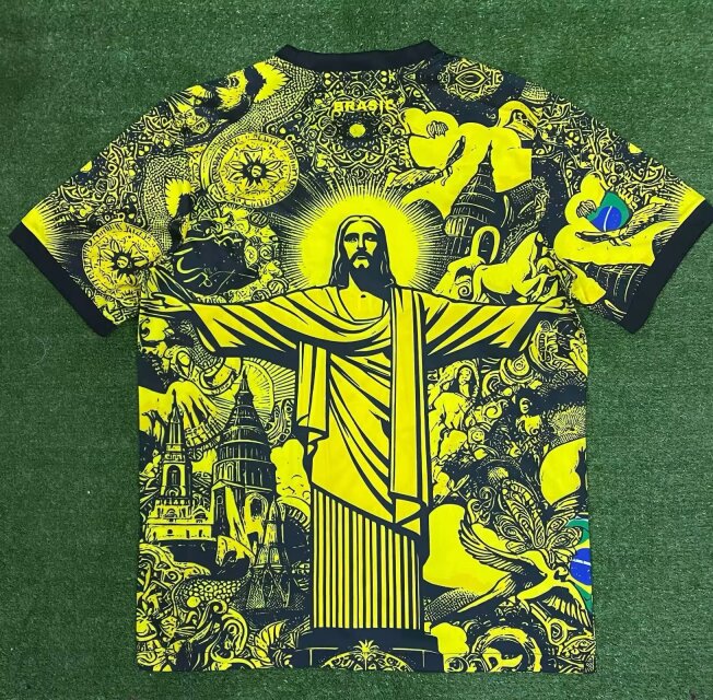 Camisa Seleção Brasileira "Yellow Jesus" (Versão Torcedor) | EDIÇÃO ESPECIAL