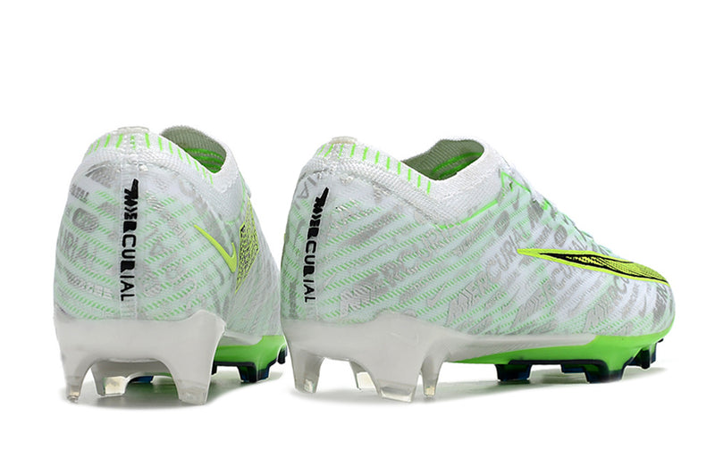 Chuteira de Campo Nike Air Zoom Mercurial Vapor 15 Elite FG Branco/Verde | Football Boots