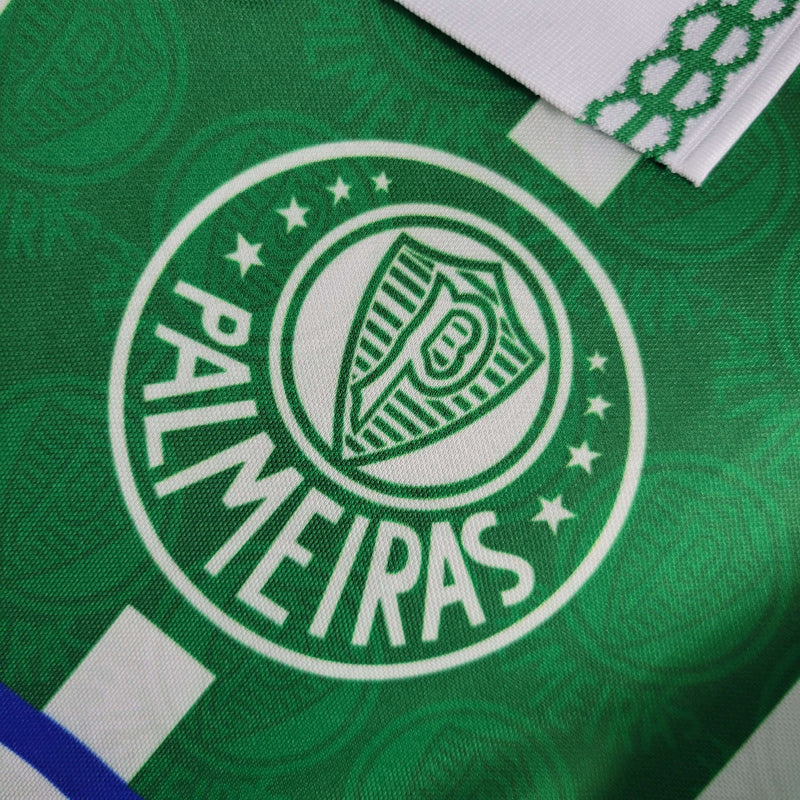 Camisa Palmeiras Home 93/94 Retrô - Verde e Branca