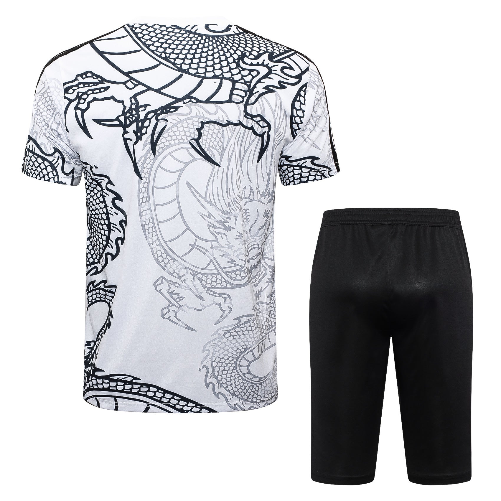 Kit Pre-Treino Real Madrid CF Conjunto Adulto/Infantil (Versão Torcedor)