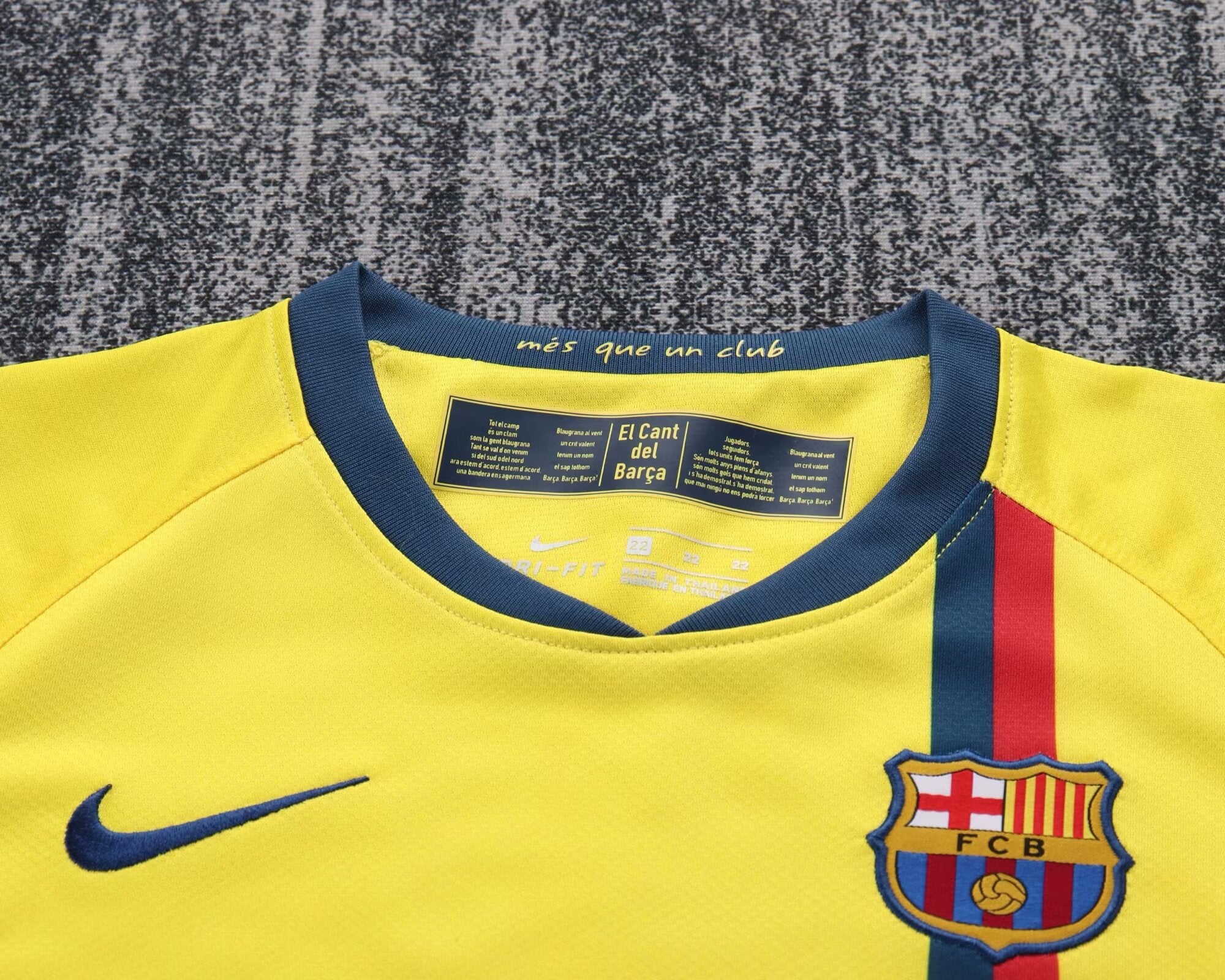 Kit Barcelona Away Conjunto Infantil 08/09 (Versão Retrô)