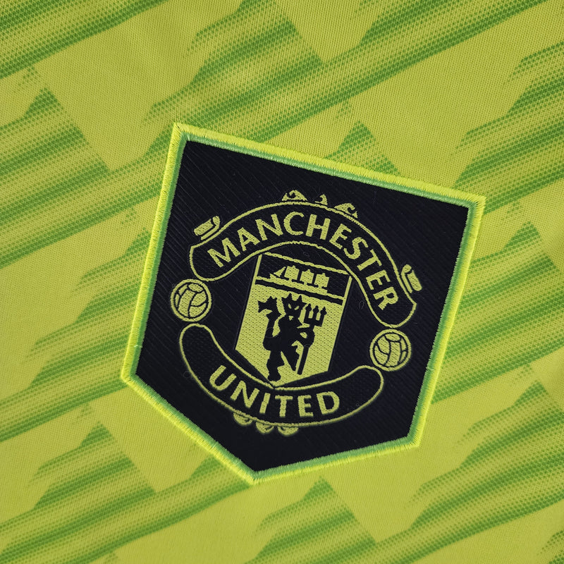 Camisa Manchester United Third 22/23 (Versão Manga Longa Torcedor Retrô)