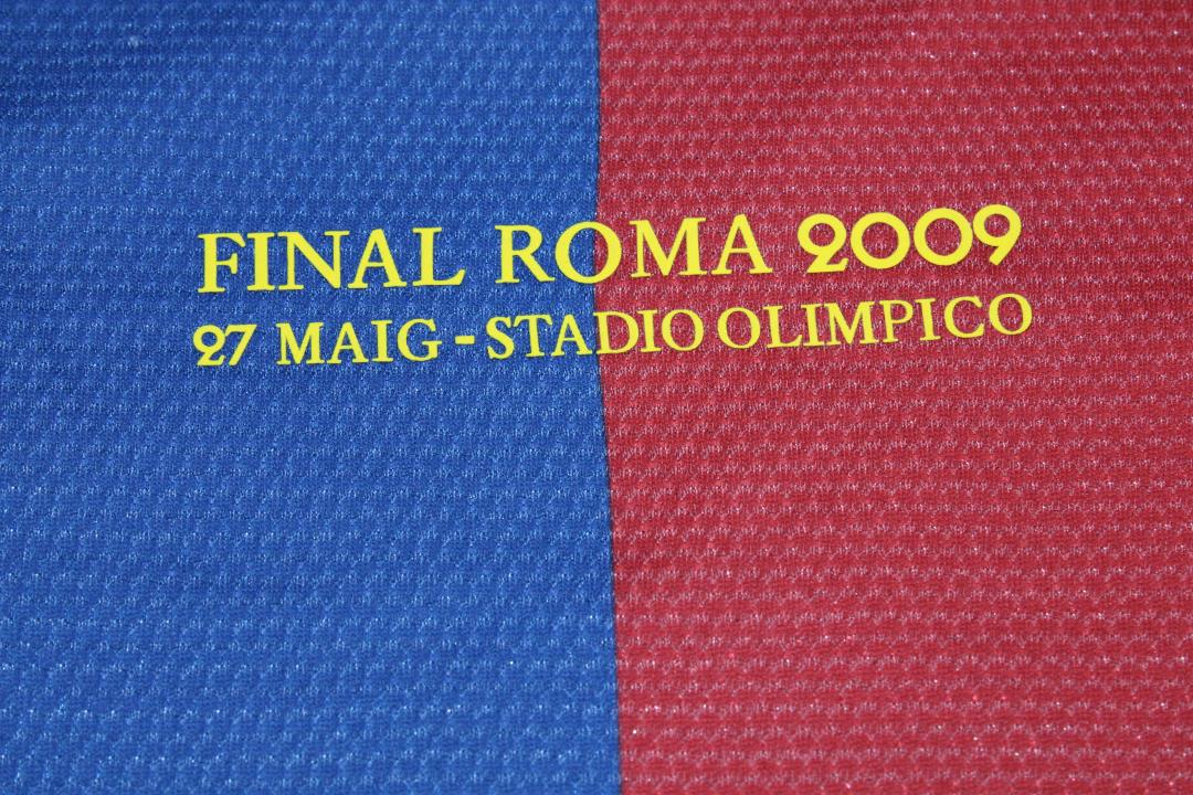 Camisa Barcelona Home 08/09 (Versão Manga Longa Retrô)