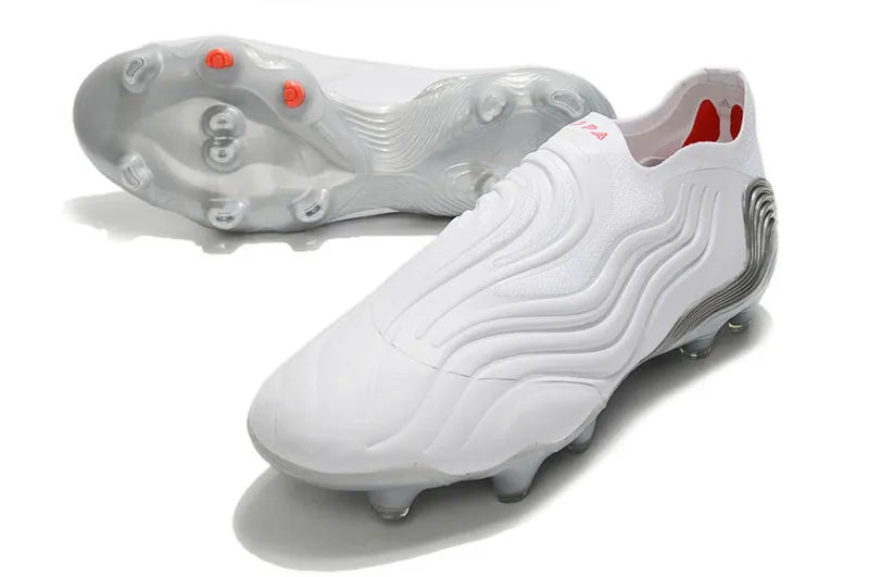 Chuteira de Campo Copa Sense + FG White/Grey | Football Boots