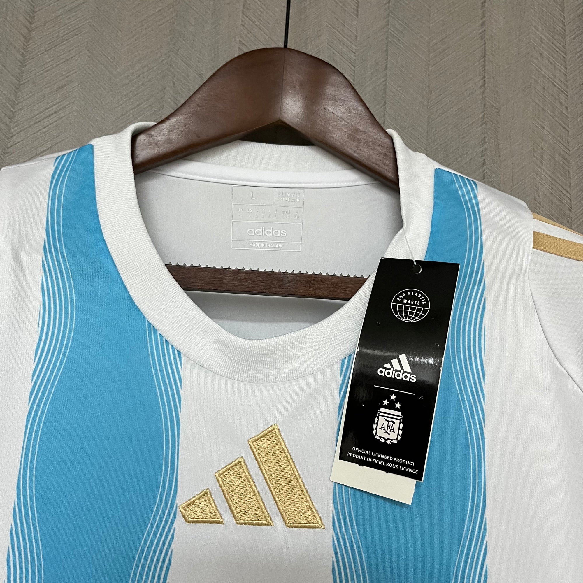 Camisa Seleção Argentina "White Messi Style" (Versão Torcedor) | EDIÇÃO ESPECIAL