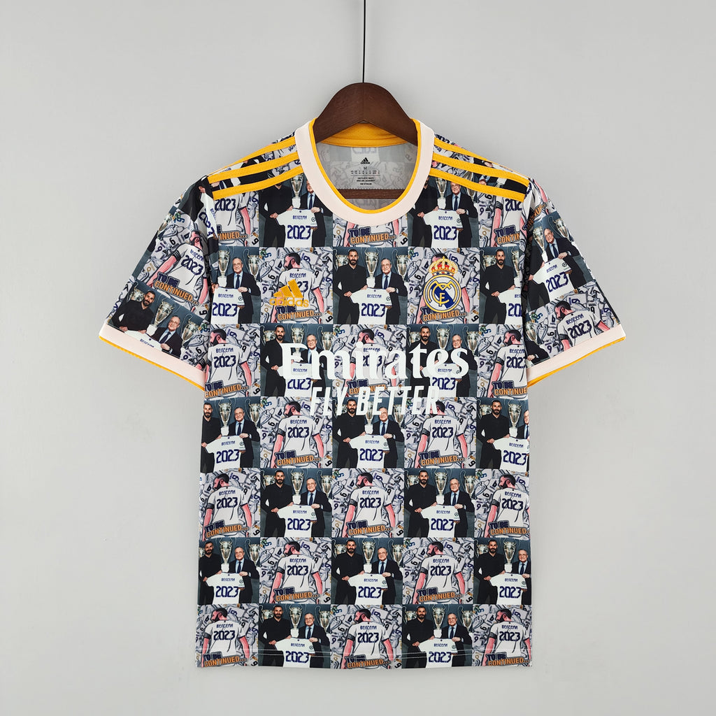 Camisa Real Madrid CF "Benzema 2023" (Versão Torcedor) | EDIÇÃO ESPECIAL