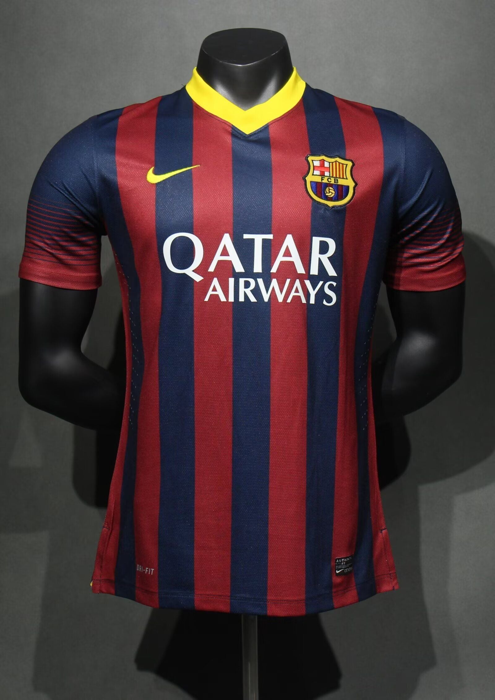 Camisa Barcelona Home 13/14 (Versão Jogador Retrô)