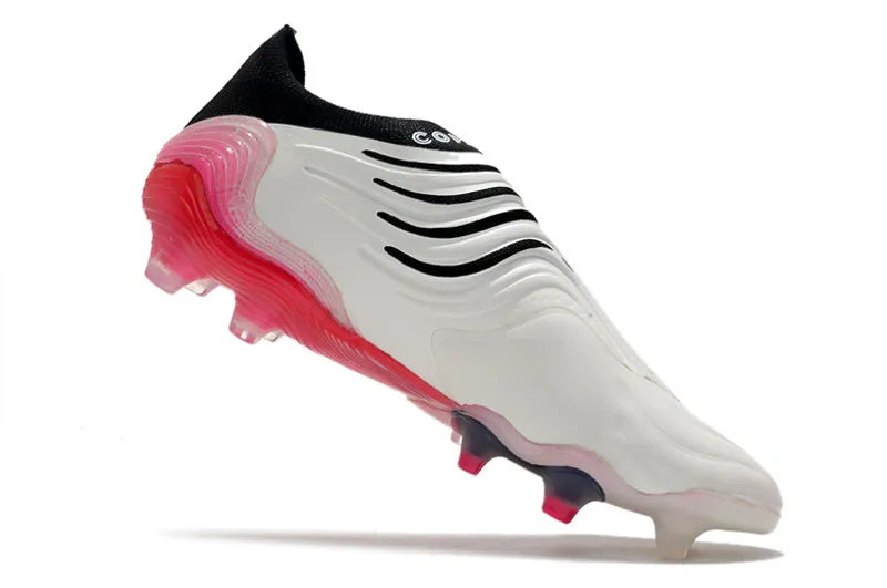 Chuteira de Campo Copa Sense + FG White/Pink | Football Boots