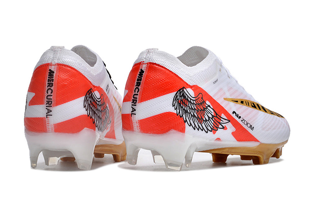Nike Air Zoom Mercurial Superfly 9 Elite - FG Branco/Dourado | Football Boots