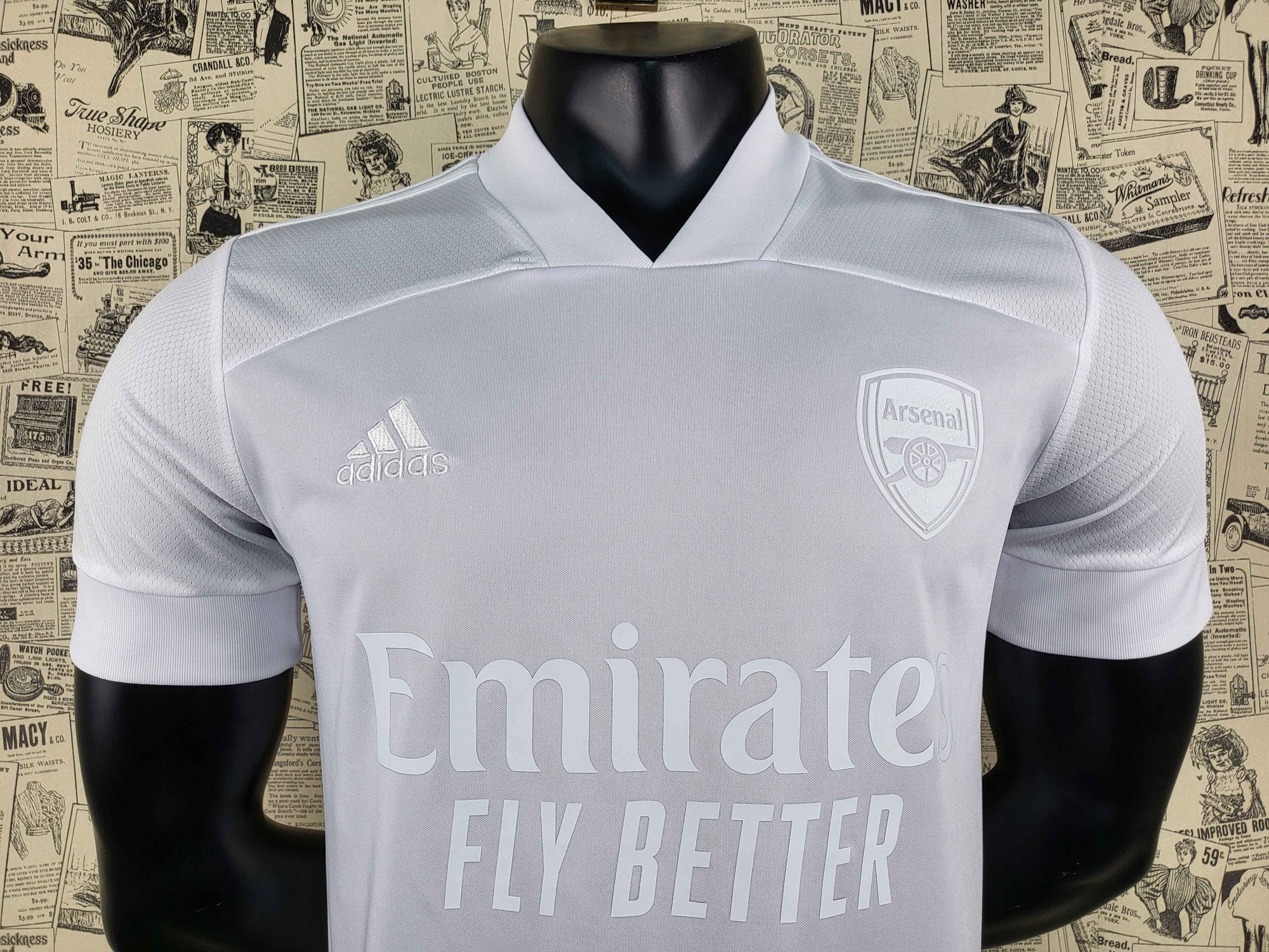 Camisa Arsenal F.C. "All White" 23/24 (Versão Torcedor) | EDIÇÃO ESPECIAL