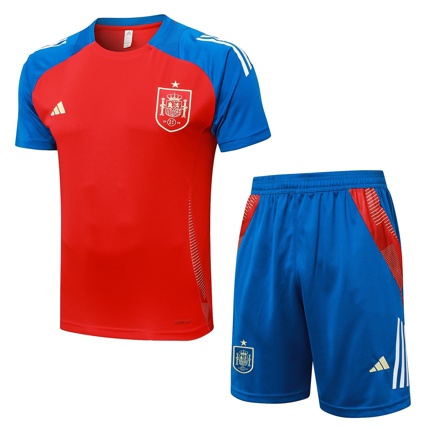 Kit Pre-Treino Seleção da Espanha Adulto/Infantil (Versão Torcedor)