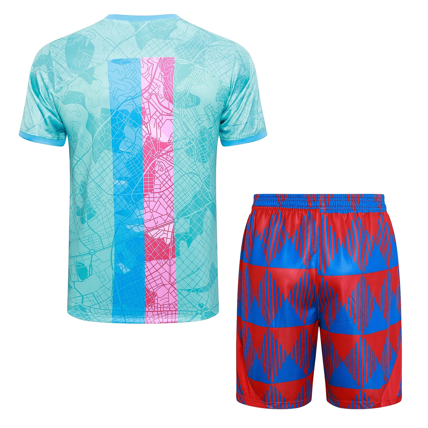 Kit Pre-Treino FC Barcelona Adulto/Infantil (Versão Torcedor)