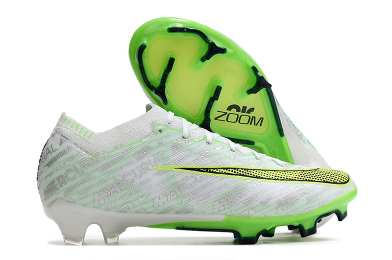 Chuteira de Campo Nike Air Zoom Mercurial Vapor 15 Elite FG Branco/Verde | Football Boots